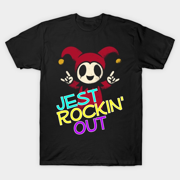 Rockin' Cute Jester T-Shirt by MetalByte